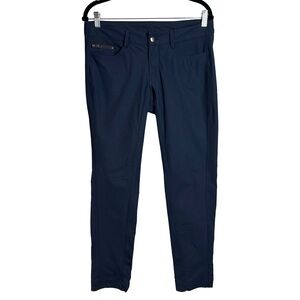 Lululemon Navy Woven Travel/Commuter Pants